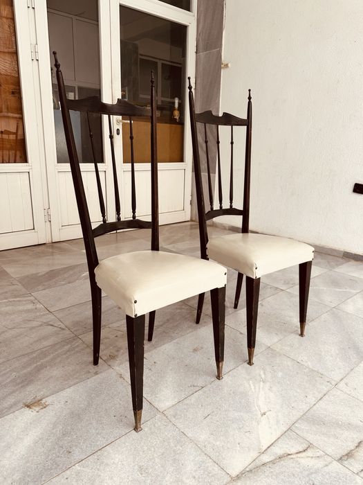 Шведски дизайнерски столове – 2 бр., скандинавски винтидж стил