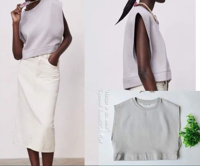 Zara жилетка и пуловер S и М размер