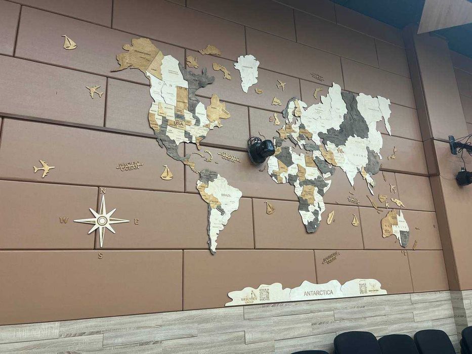 Карты мира под заказ