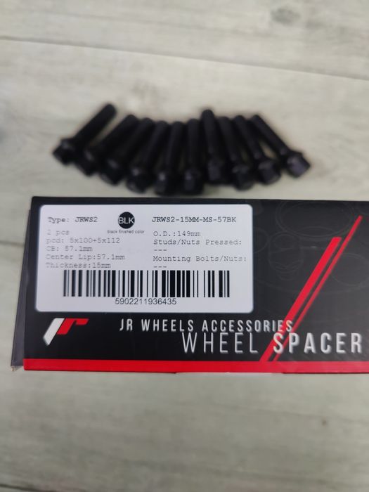 Distantieri 15mm Audi Vw Skoda Seat 5x100/5x112 Japan Racing +prezoane