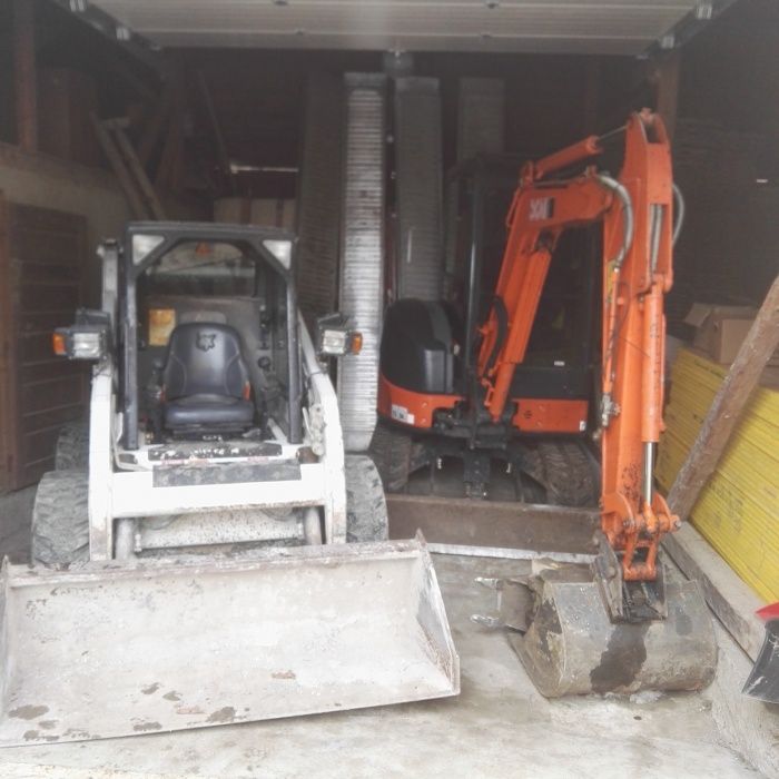Inchiriez Miniexcavator sau Incarcator frontal Bobcat