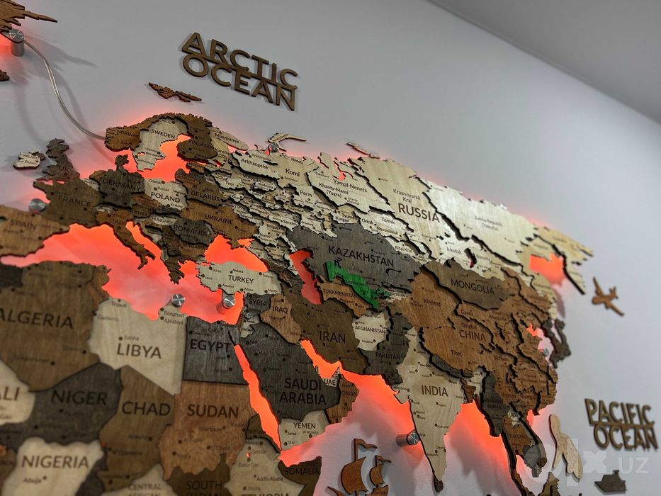 3d karta, 3д карта мира, dekor, декор