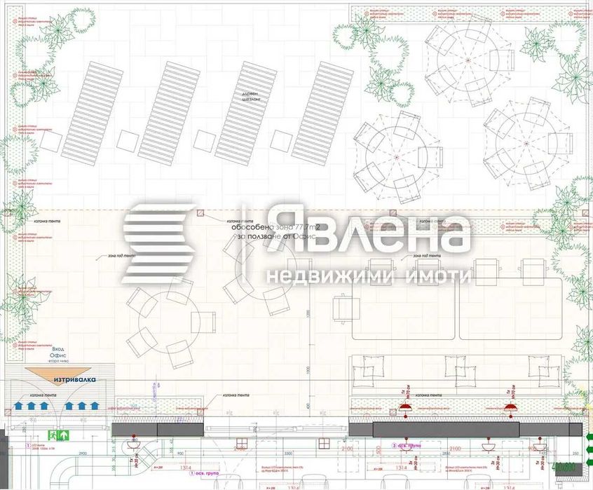 Продава се Офис в София, Изгрев - 470 кв.м за 1411 €/кв.м - Снимка #2