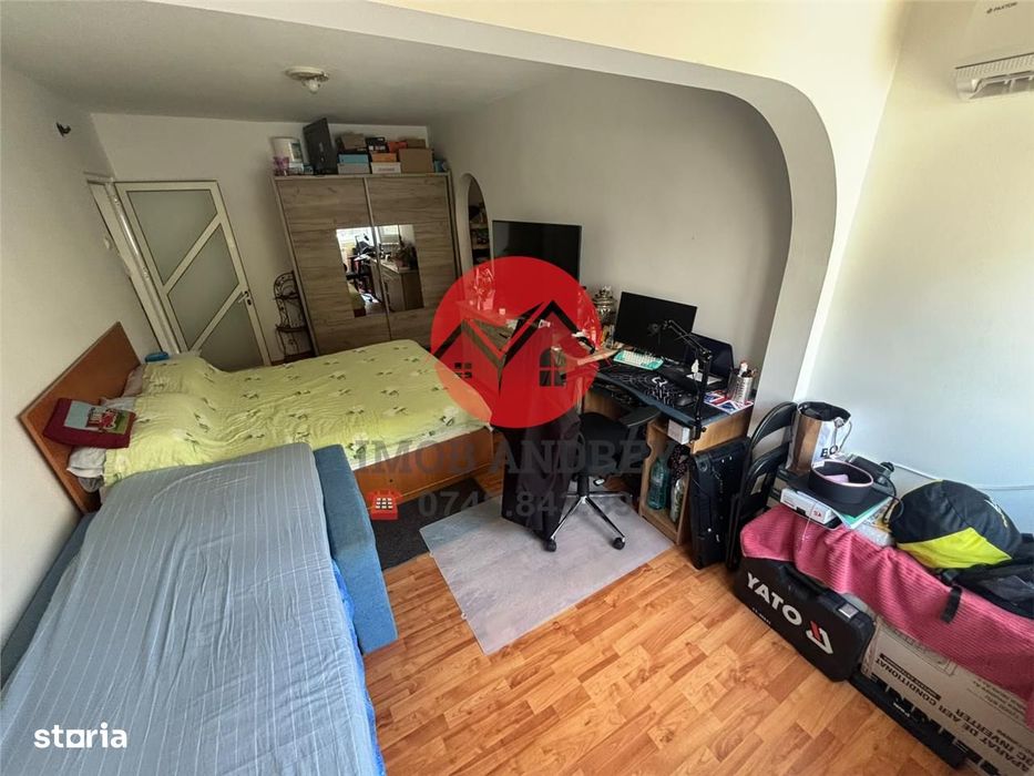 Apartament 2 camere, etaj 1, Vest, mobilat, 47 mp