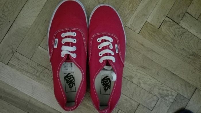 Vans гуменки червени, номер 38 ,uk 5 - унисекс