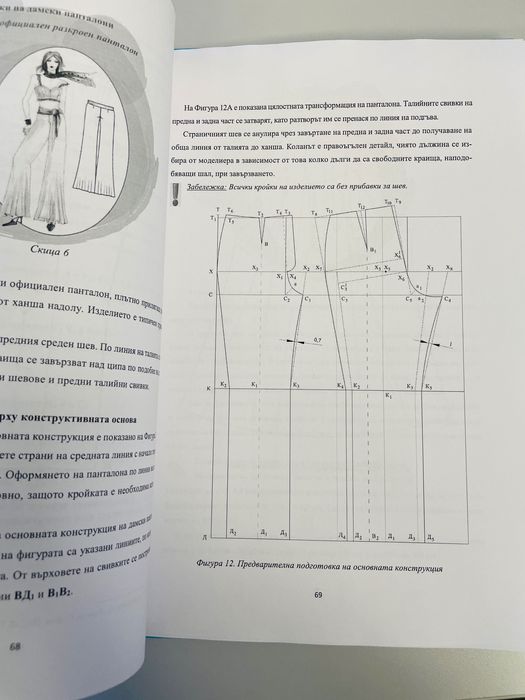 Да се научим да кроим и шием и Конструиране и моделиране на облекло