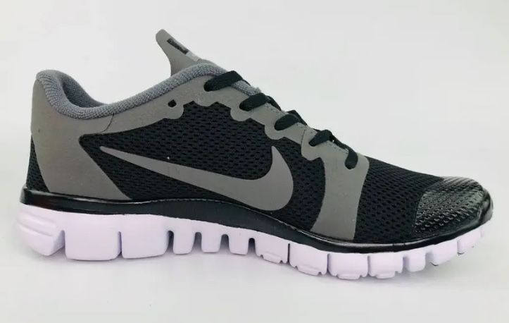 Кроссовки Nike Free Run 3.0 (Black/Grey)