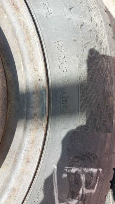 Set 4 Cauciucuri vara + jante orig. VW Golf 4, Continental 195/65/R15