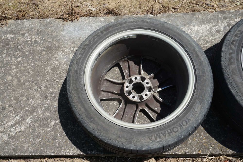 4 броя Оригинални алуминиеви джанти 8 1/2 х18 ЕТ43 с гуми 255/45/4мм за Mercedes S Класа W221