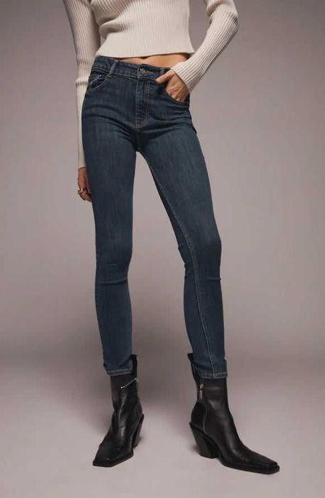 ZARA-еластични дънки