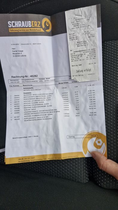 Opel astra j 2016