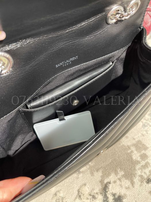 Geanta Y4es S8int L9ent - Loulou noua Negru/Argintiu