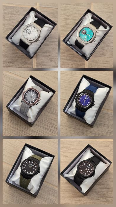Чисто Нови Луксозни Часовници Rolex, Hublot, Patek Philippe, Audemars Piguet, AP, Richard Mille, RM, Breitling