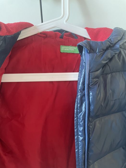 Пуховик детский бенеттон