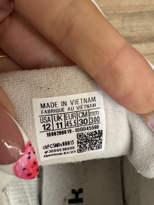 Оригинални кожени мъжки маратонки REEBOK ! 45,5 н