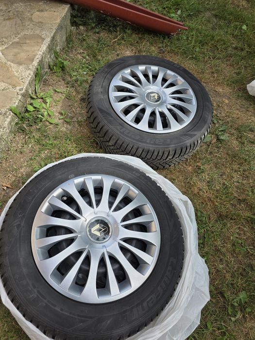 Jante plus cauciucuri de iarna noi 185/65/R15