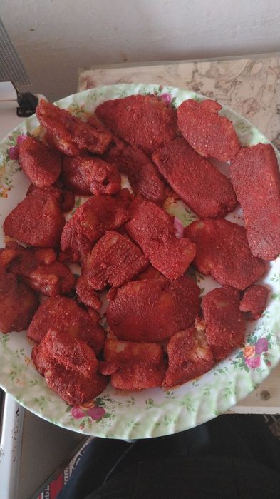 Свежий копчёный курдюк