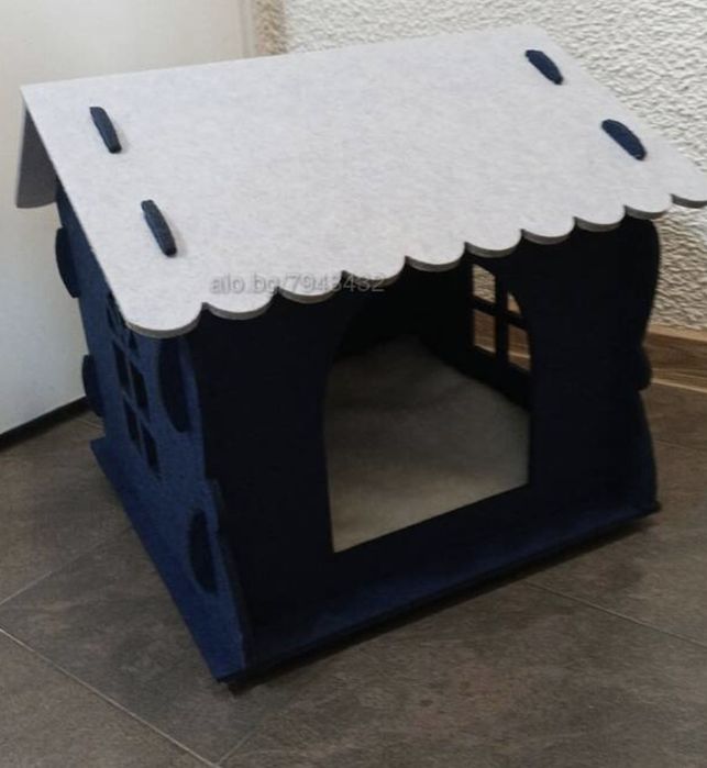 Къщичка за котенца кученца сглобяема нова