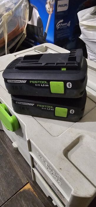 Baterie 4 si 5 amperi 18v festool