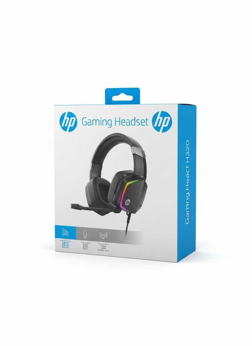Игровая гарнитура HP H320 с микрофоном и RGB-подсветкой