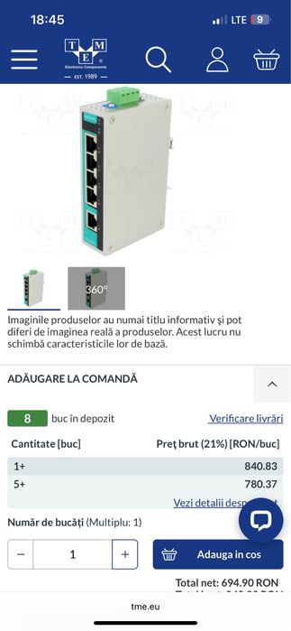 EDS 205A moxa switch ethernet FLIR POE