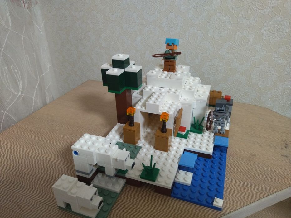 Лего иглу маинкрафт