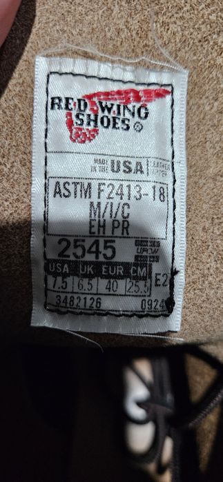 Спец ботинки red wings