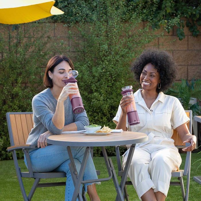 ПРОМО Нов Мощен 2г Гаранция Безжичен Безкабелен Блендер Ninja Blast BC151EUPR, 530 мл, Лилав