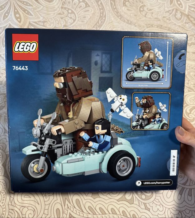 LEGO® Harry Potter 76443 - Разходка с мотоциклет на Хагрид и Хари Потър