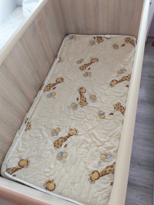 Детска кошара, цвят дъб + меланж