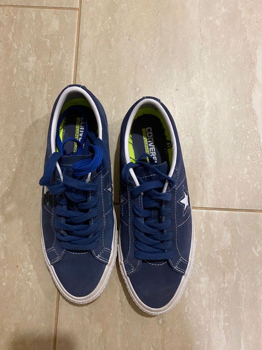 Кецове, Converse, мъжки тъмносини , естествен велур , обувани 2пъти