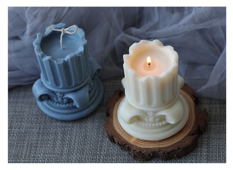 Силиконовая форма для свечи. Форма для рукоделия