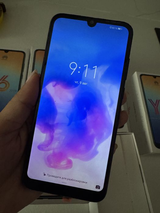 Смартфон huawei y6 работает