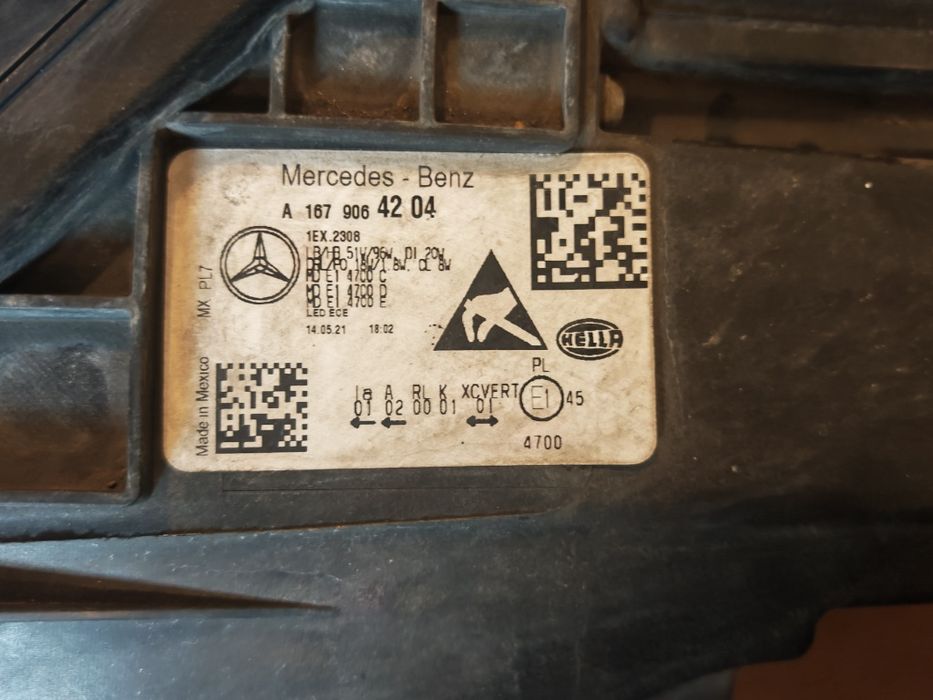 MERCEDES GLE W167 2018+  многолъчни led фарове оригинал