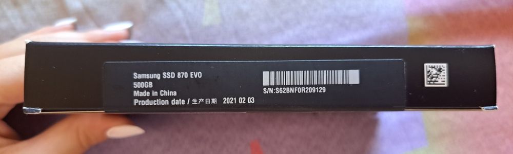 Памет SAMSUNG Solid State Drive (SSD) 870 EVO 500 GB 2.5" SATA 3