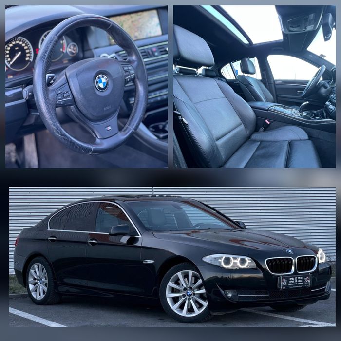 Vand BMW Seria 5 F10 2.0D 2013 inmatriculata RO LED automata urgent