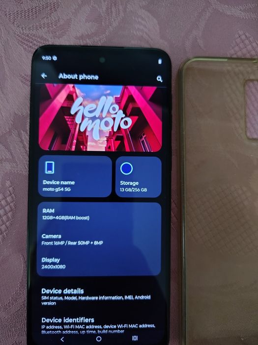 Vind telefon Motorola g54