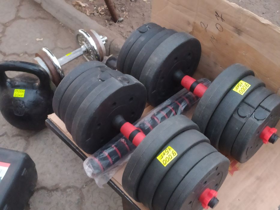 Разборные гантели штанга