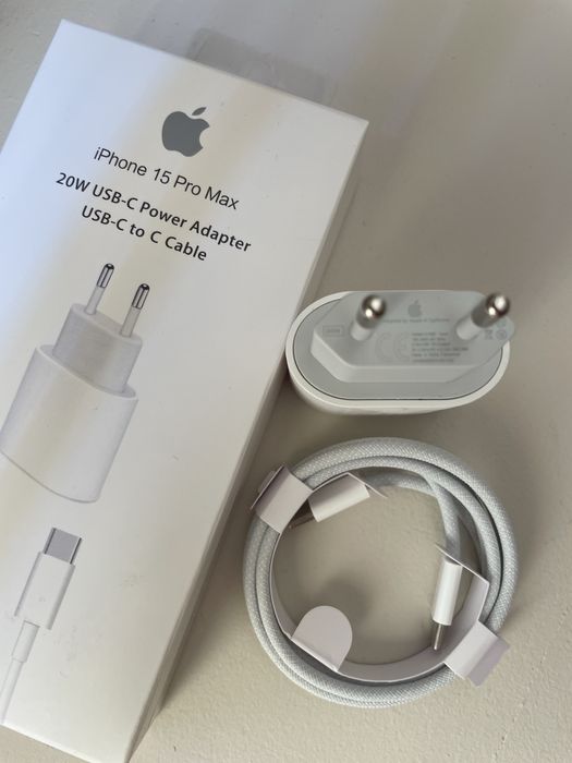 Оригинален комплект зарядно Apple Айфон (Iphone) 15,16,17 USB-C