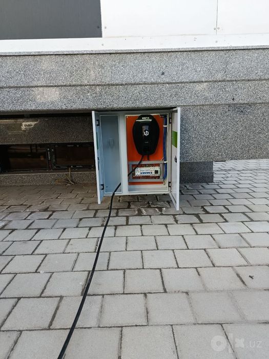 Установка зарядного устройства 7кв- 2kw для  электромобилья