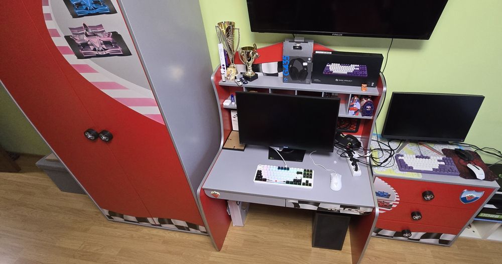 Детско обзавеждане Cilek  – легла коли + бюро, гардероб, скрин