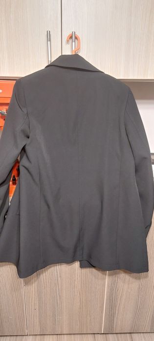 Sacou lung. Trench negru