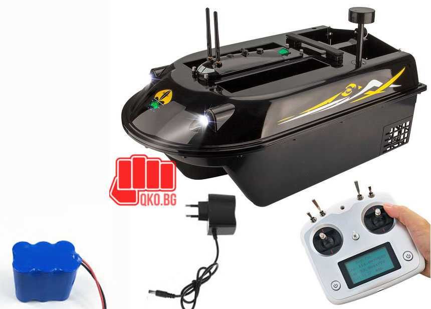 Лодка за захранка  GPS+автопилот+ сонар +30 000mah + 5000mah
