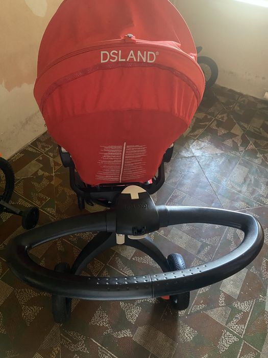 Детская коляска DiSland 2 в 1, красная