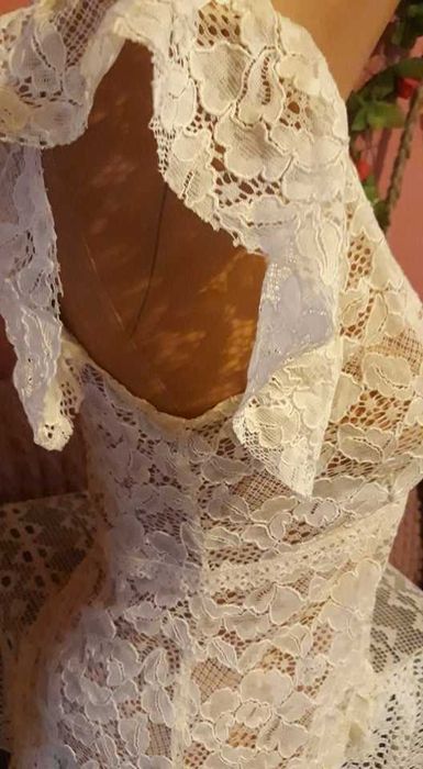 ZARA-Нова Тениска Дантела и памук -М-размер