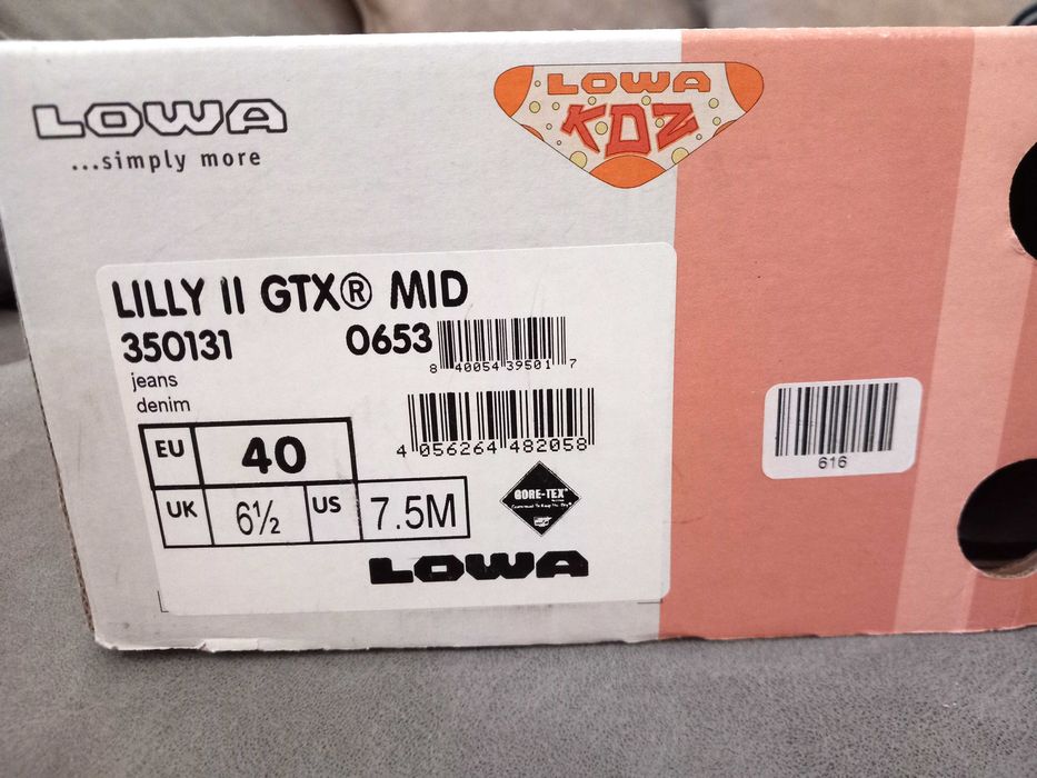 Lowa Lilly II GTX Mid – оригинални зимни боти Gore-Tex, размер 40