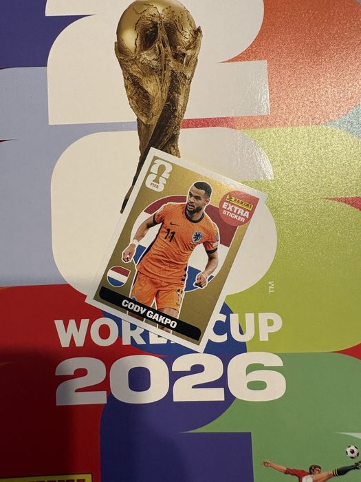 Panini World Cup 2026, Cody Gakpo Gold - Златен екстра стикер