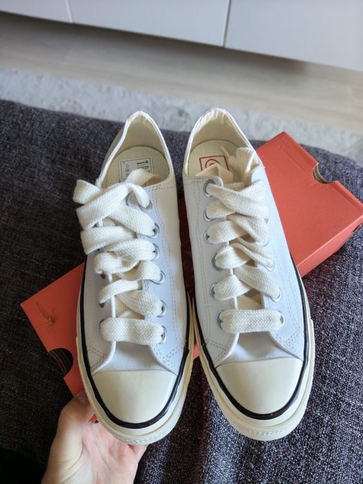 Converse Chuck 70 ox tenesi albi panza mărimea 41.5 noi originali