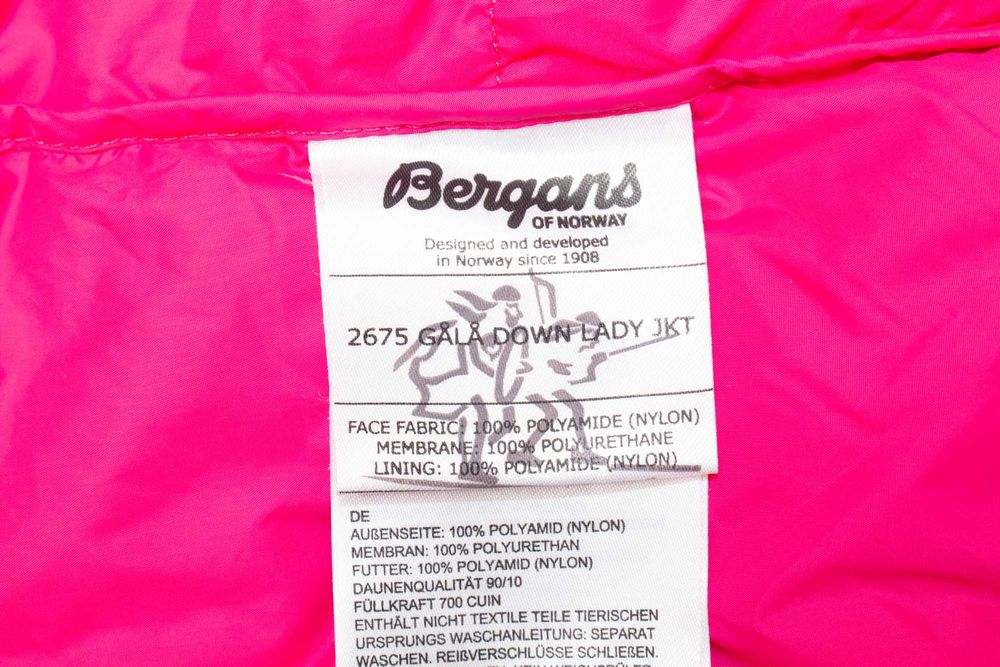 Bergans of Norway Gala дамско пухено яке дамско лилаво пълнеж пух S