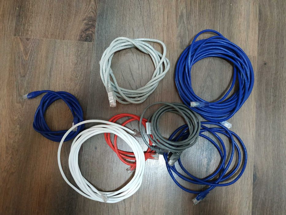 Готовые сетевые кабели (Патч-корды) RJ45 Cat5e / Cat6 — 1, 2 и 5м